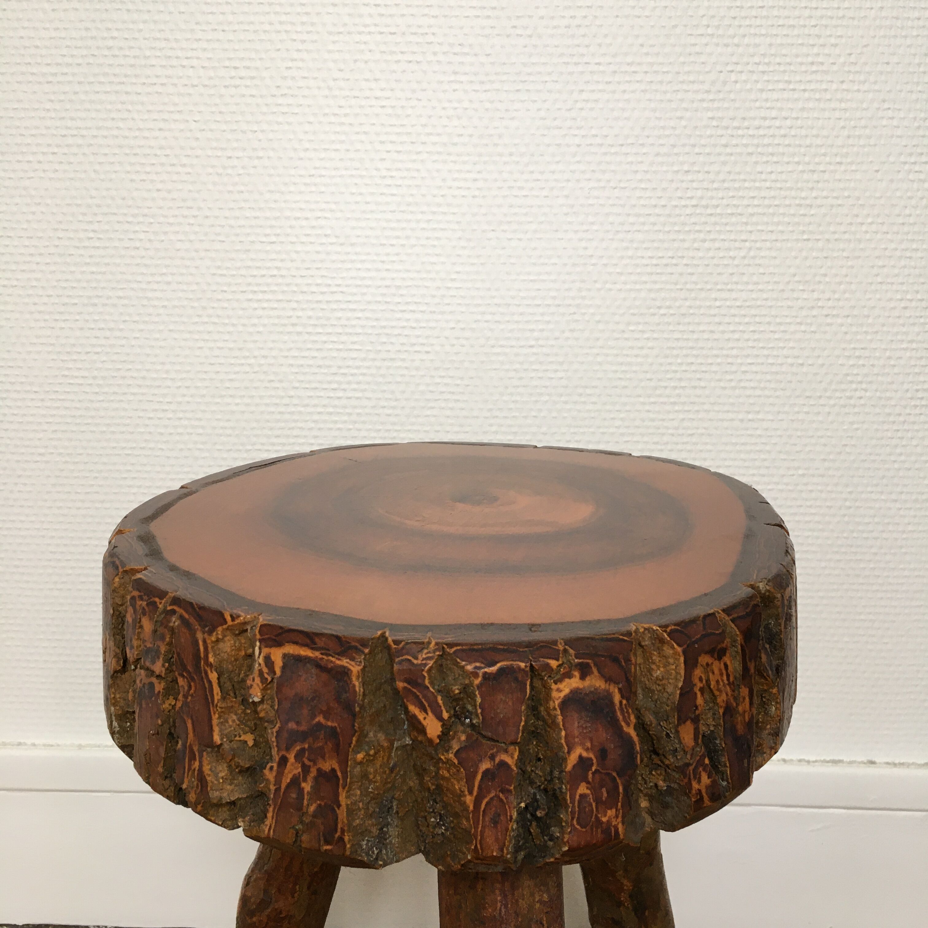 Brutalist tripod stool