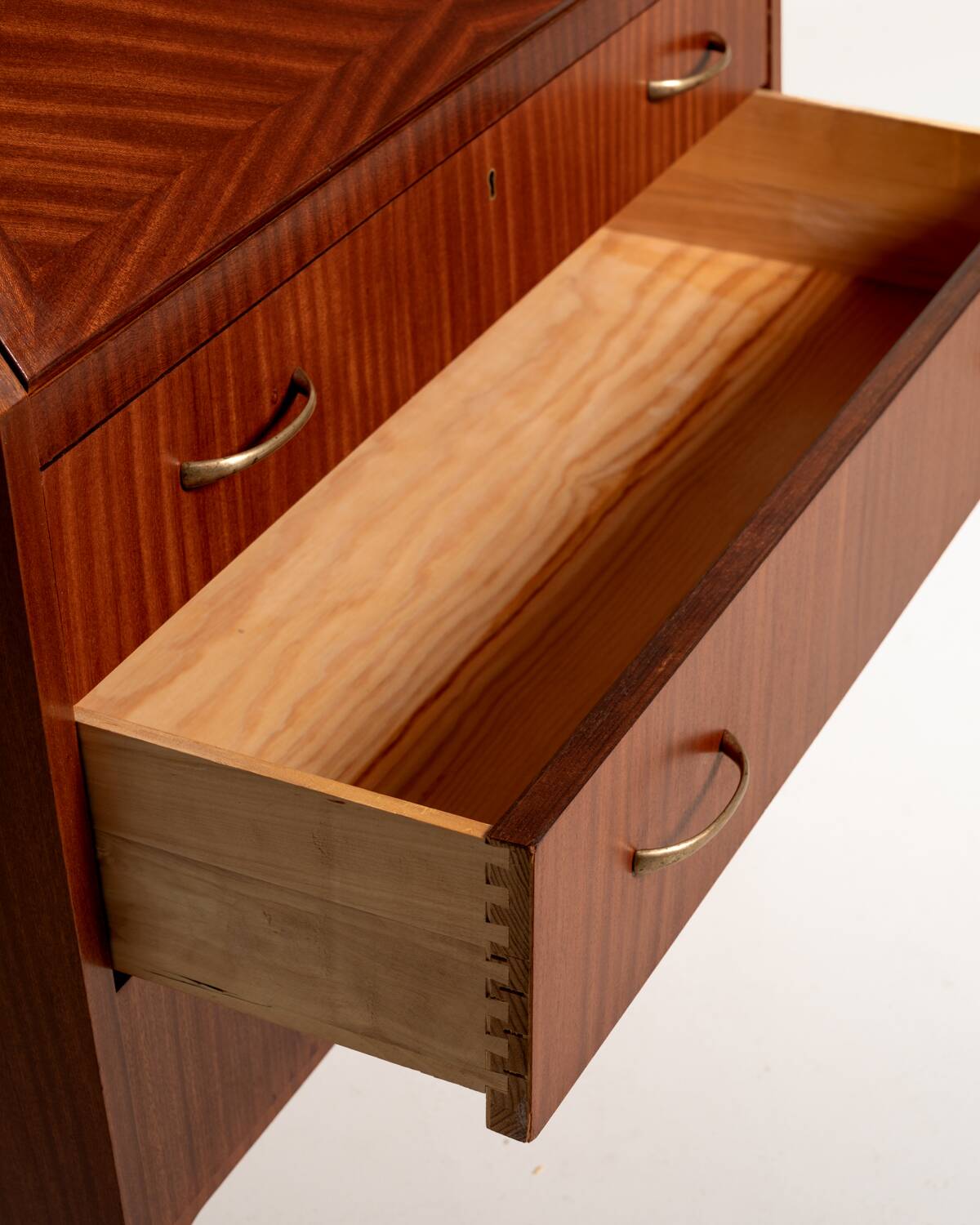 Scandinavian mahogany secretary, 1960s