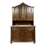 Buffet a deux corps époque Napoléon III en chêne vers 1850
