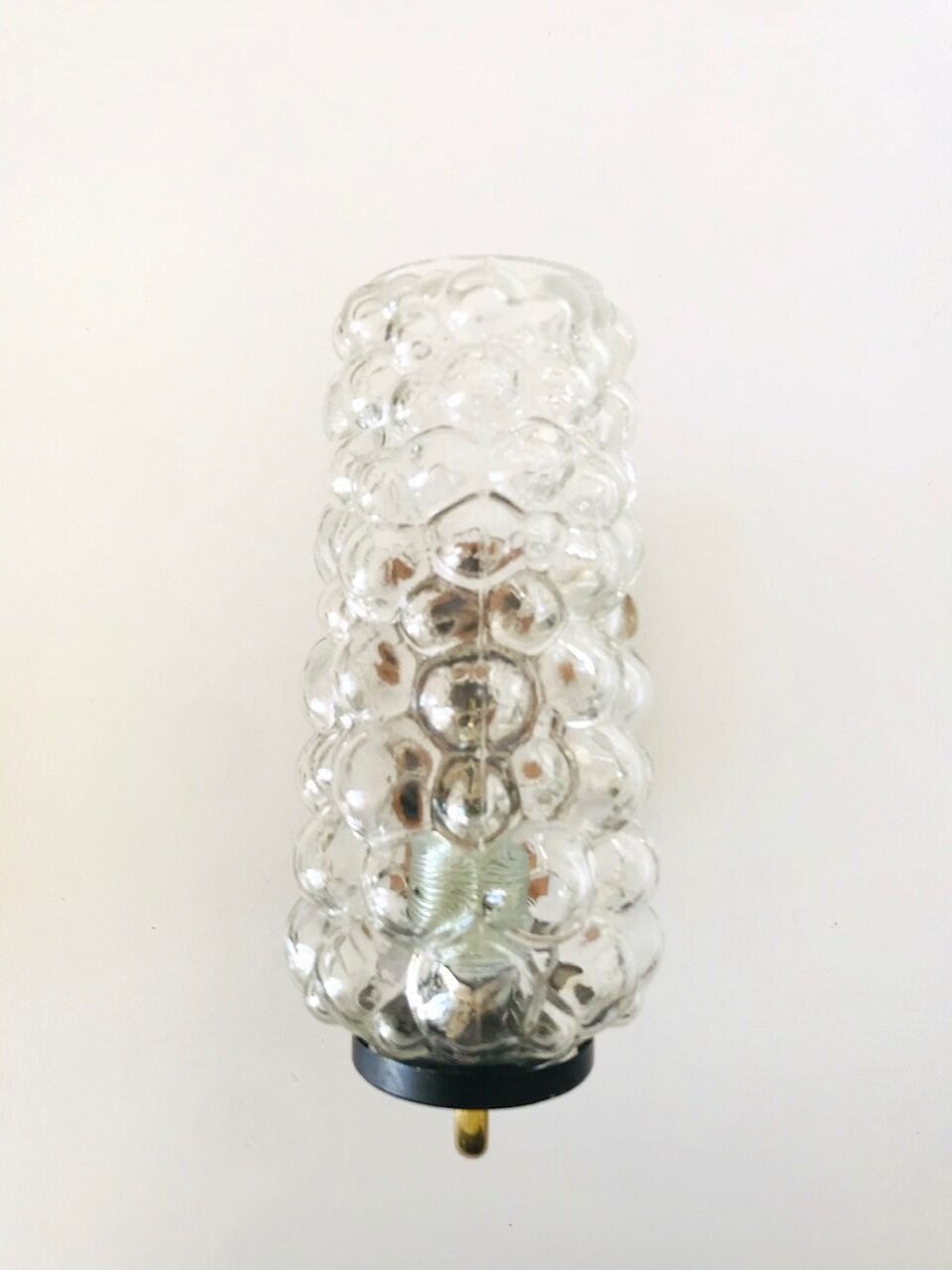 Bully glass sconce