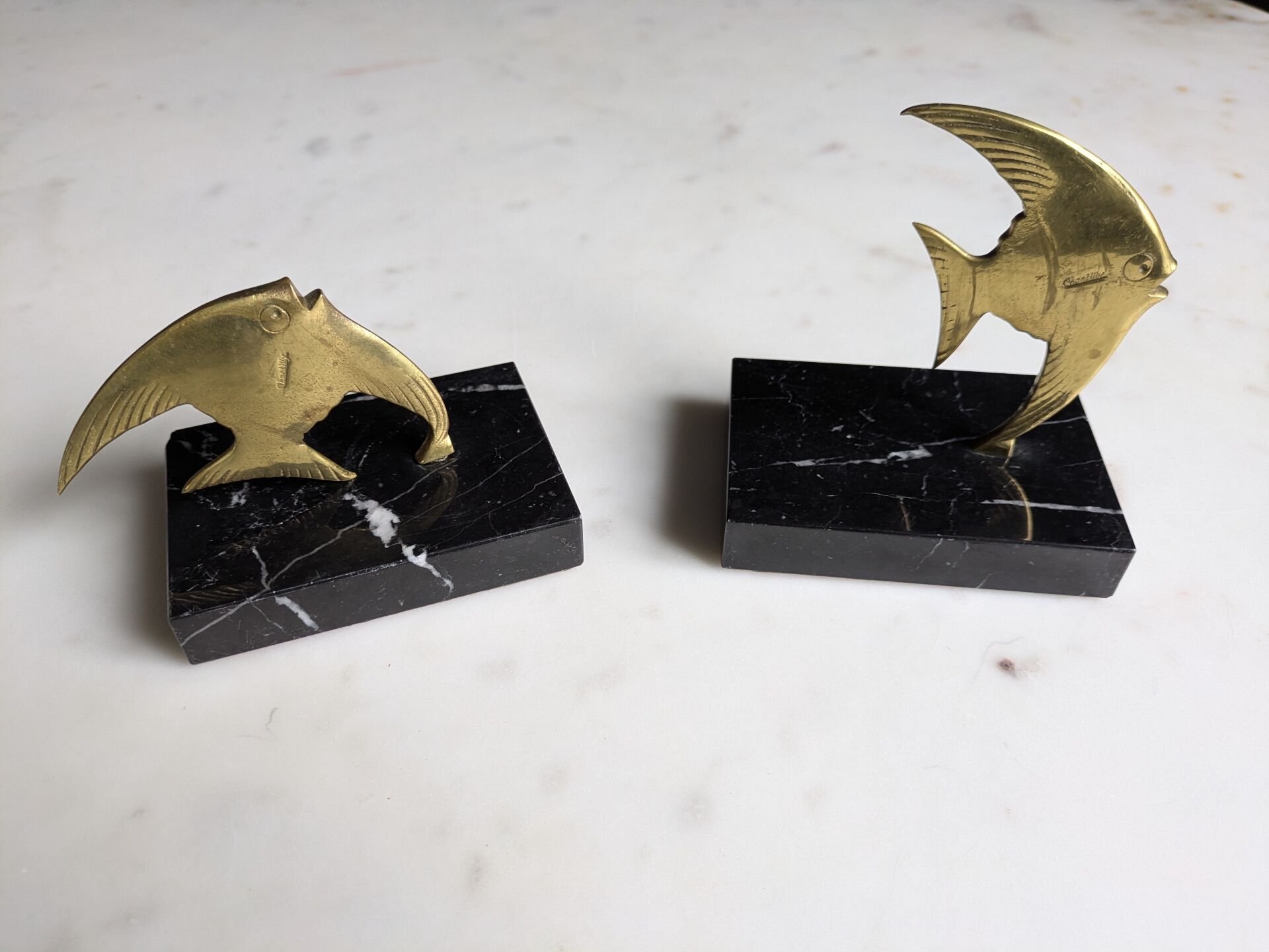 Pair of bookends in Art Deco style