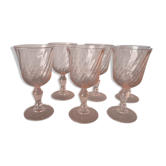 Lot de 6 verres à vin