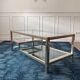 Vintage gold and silver coffee table