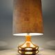 Glazed ceramic lamp from the 60s/70s West Germany