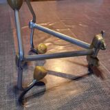 Wall coat rack with 2 hooks