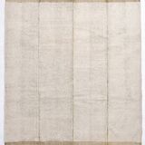 9x10 Mustard Beige Handmade Wool Moroccan Rug, 278x298Cm