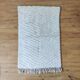 Beni Ourain white shaggy rug 105x165 cm