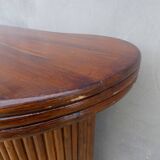 Vintage curved bamboo bar
