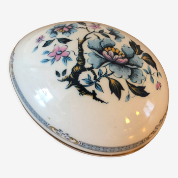 Boite à bijoux en forme d’œuf en porcelaine england