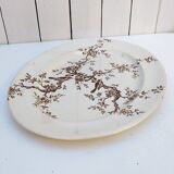 Large oval iron earthenware dish Alton English earthenware