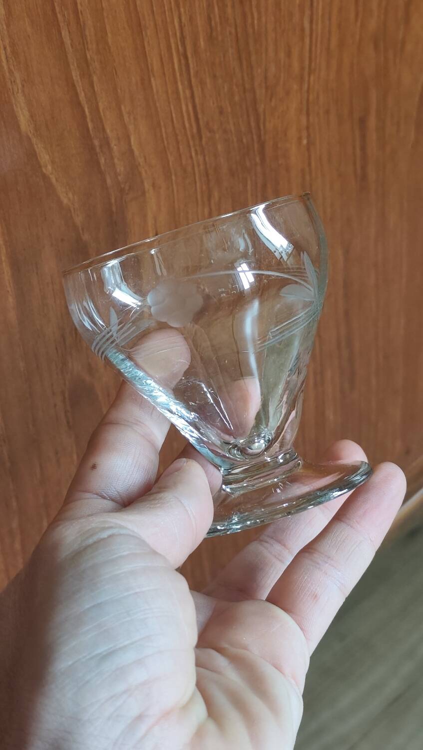Service 14 pièces verres art déco