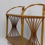 Rattan shelf