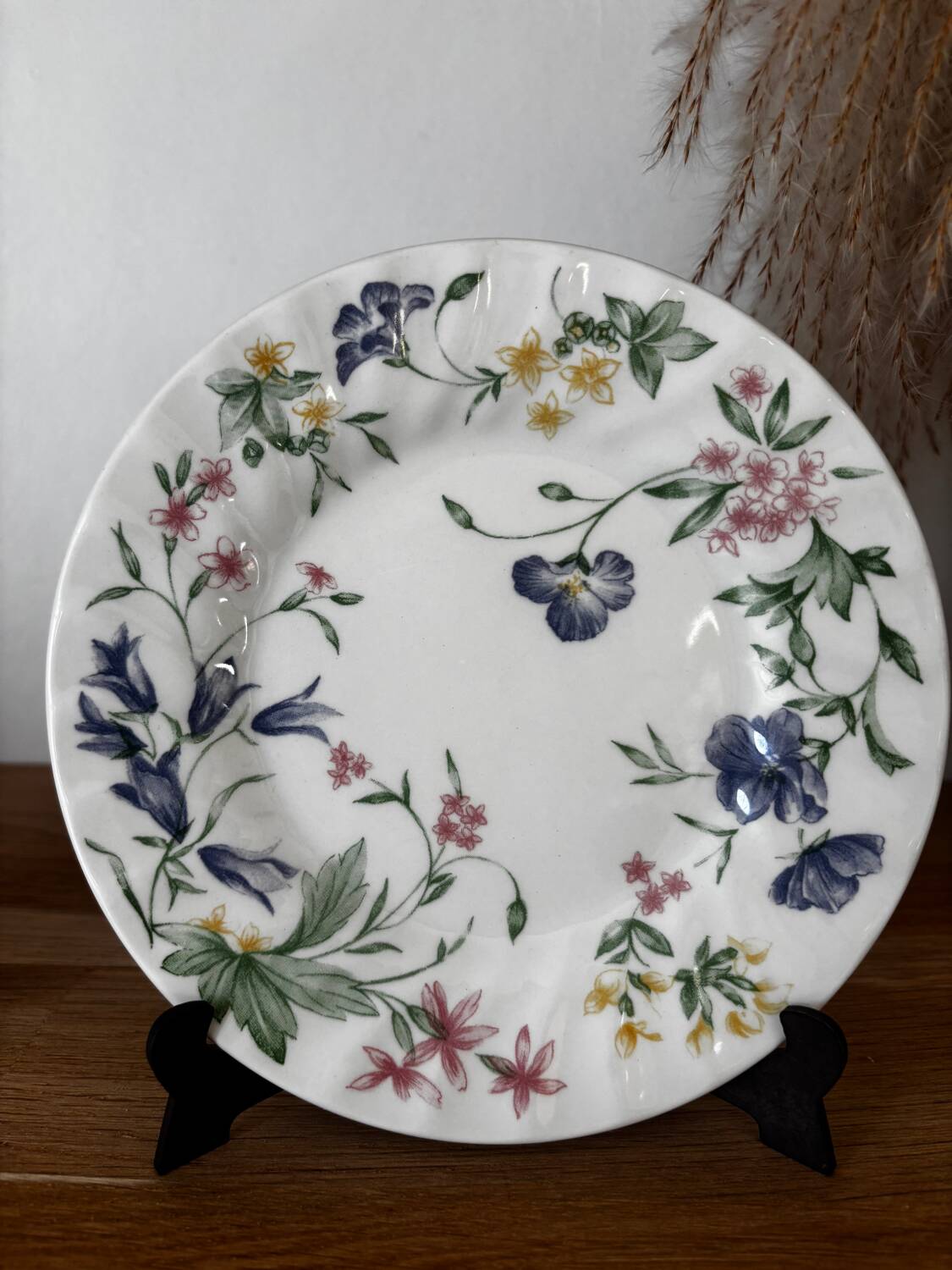 Crown Clarence English porcelain cup and dessert plate