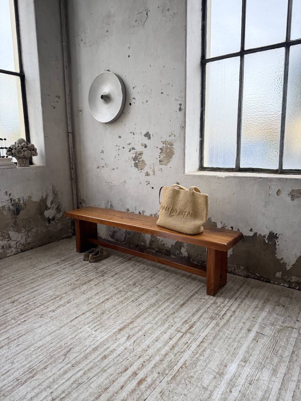 Chapo S14 blonde oak bench 172cm vintage