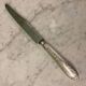 6 silver-plated dessert knives by SFAM and Rumèbe in the Louis XVI style from Narbonne.