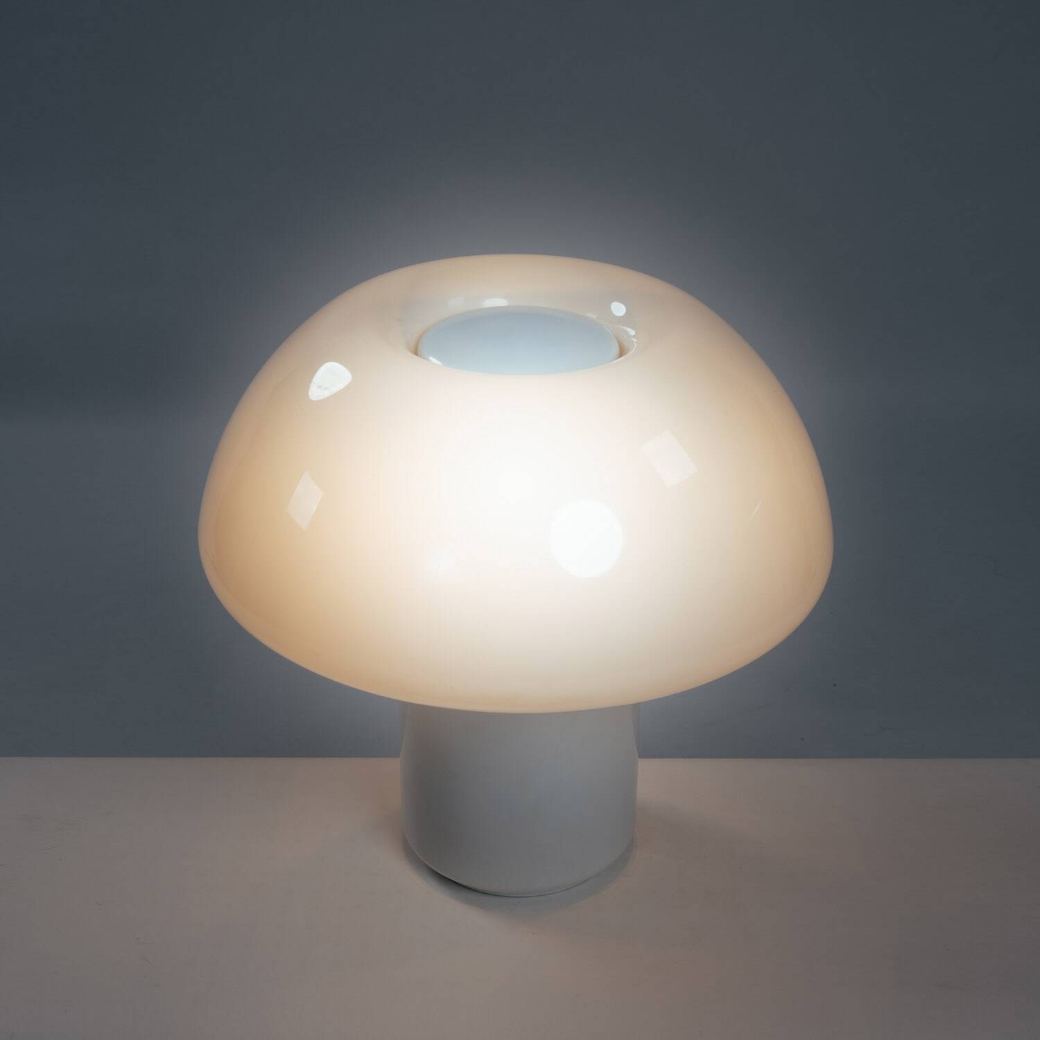 XL mushroom table lamp by Elio Martinelli for Martinelli Luce, 1960s