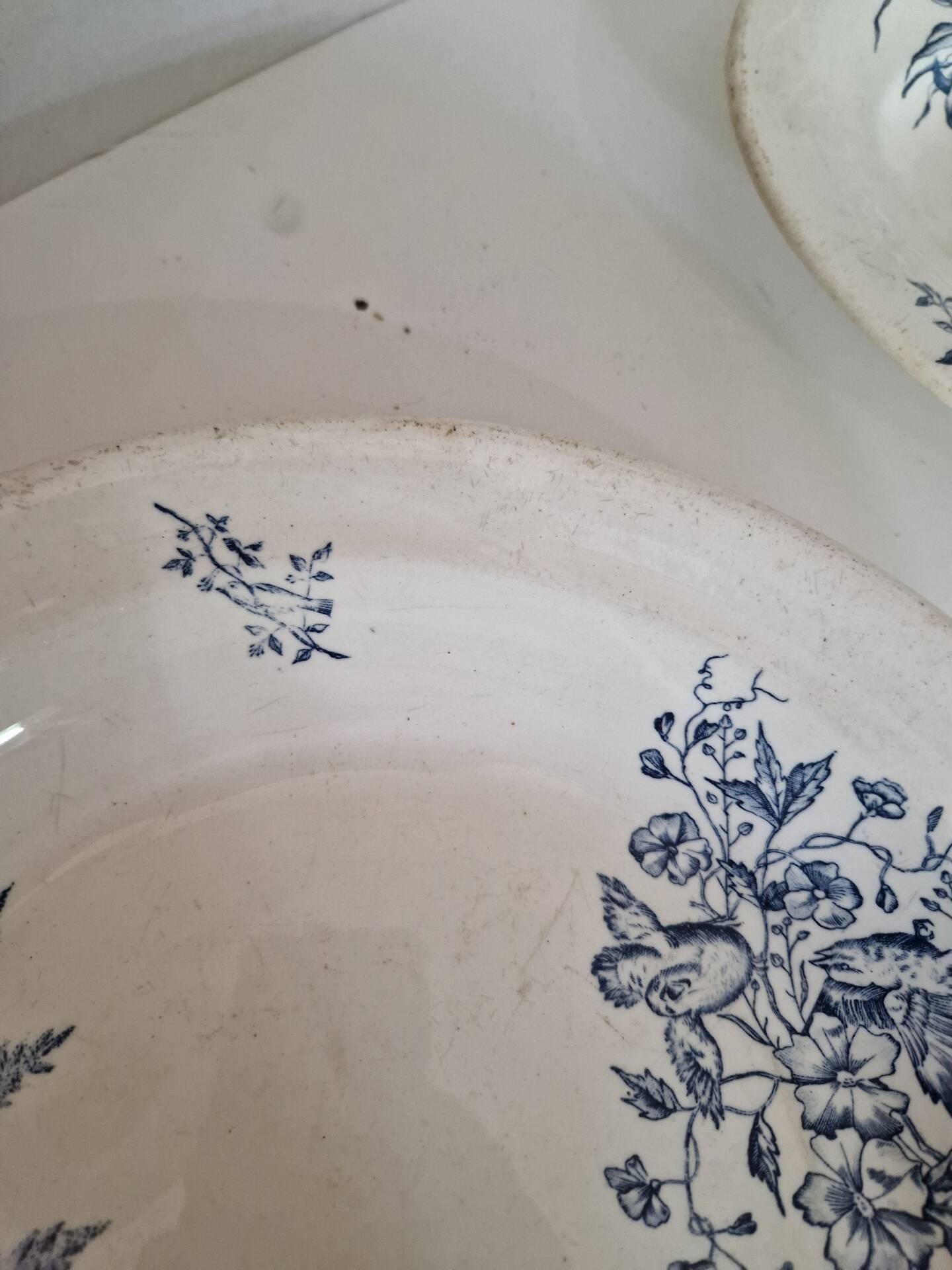 Lot De 3 Plat Terre De Fer