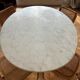 Table ovale en marbre vintage
