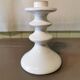 Pair of artisanal ceramic candlesticks Morocco