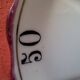 Bistro "coin collector" bowls in Limoges porcelain, Early