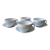 4 tea cups