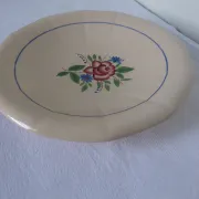 Vintage Digoin Sarreguemines plate with a round rim 200236