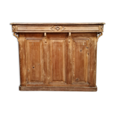 Napoleon III period store counter in poplar and fir around 1850
