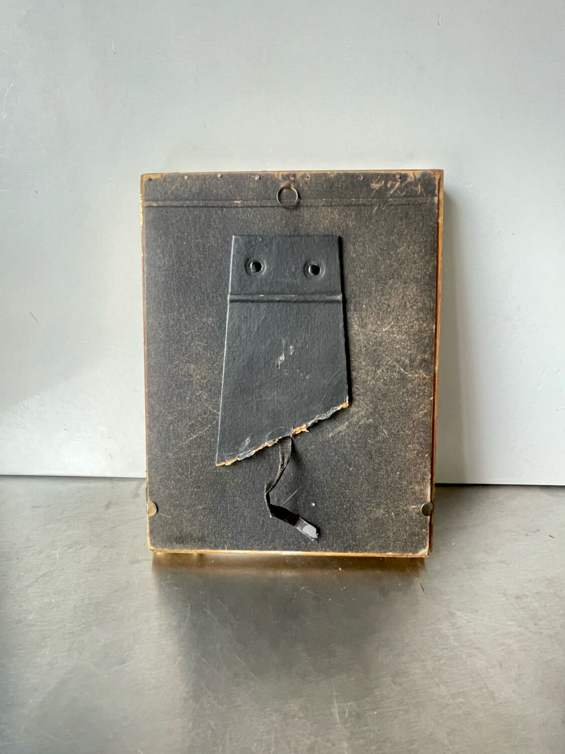 Antique art nouveau gilded picture frame