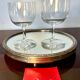 2verres à vin et eau Baccarat m. Ballon