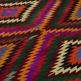 Tapis kilim artisanal anatolien 257 cm x 183 cm