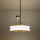 1 of 3 Awesome Adjustable Orion Glass Pendant Lamps from Staff