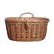Oval wicker box