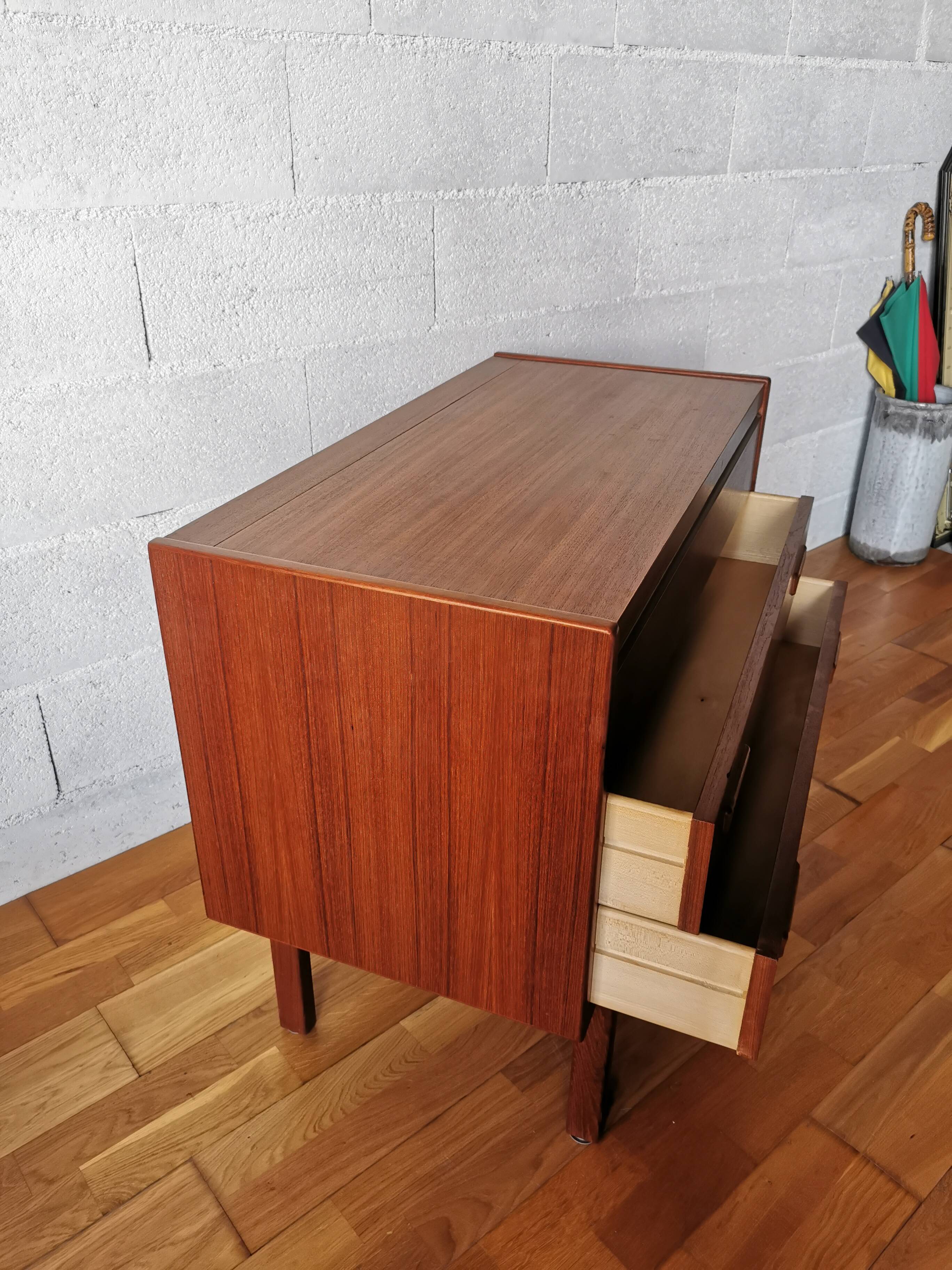 Scandinavian teak dresser by Arne Wahl Iversen for Brenderup.