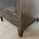 Industrial Iron Cabinet with Mesh Door, 1960s