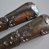24 TABLE & DESSERT KNIVES SILVER METAL GOLDFORFER FRIONNET FRANCOIS LOUIS XV