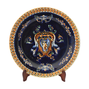Assiette en faïence - gien