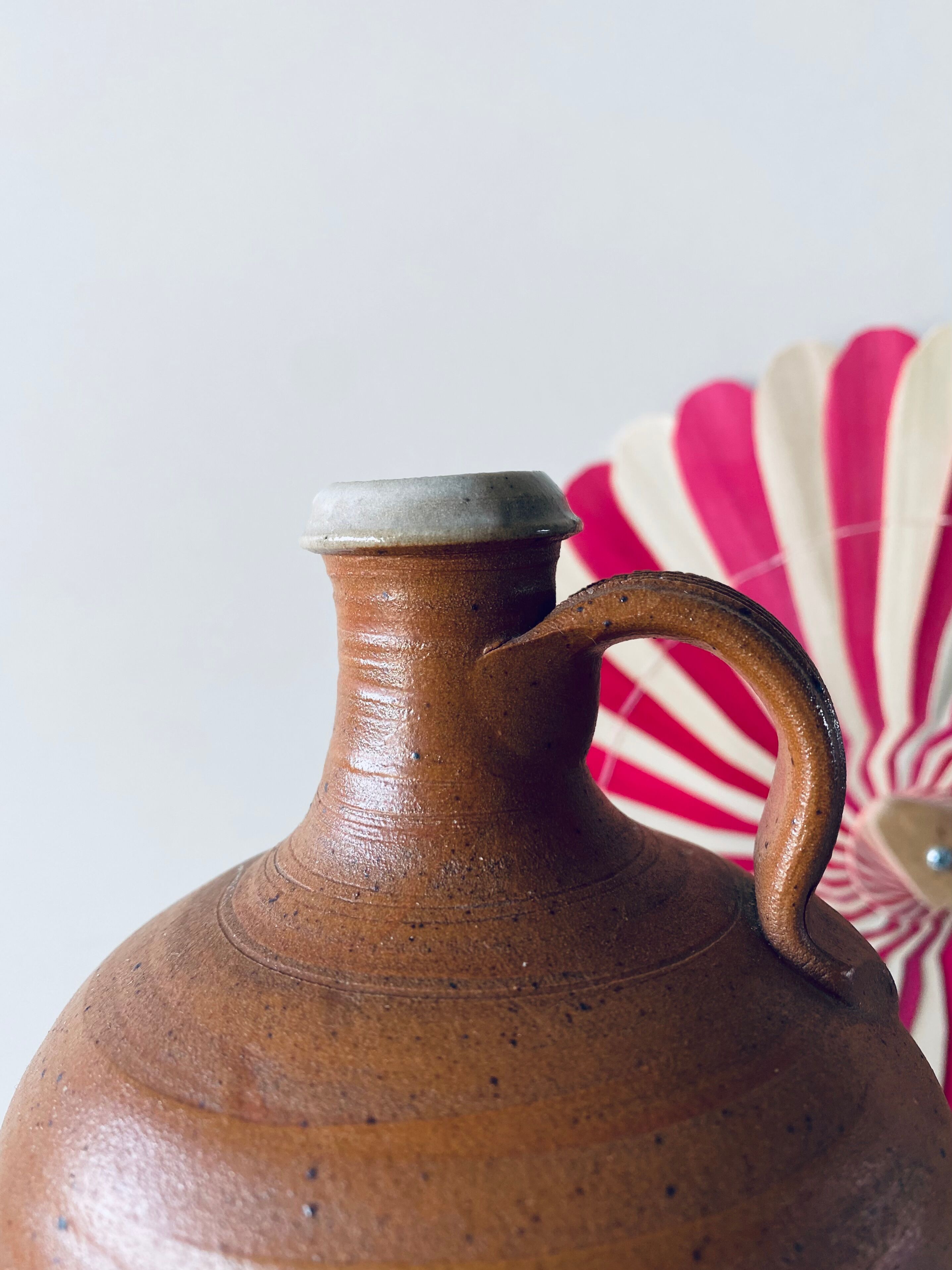 Ancient jug in Corsican pottery sandstone