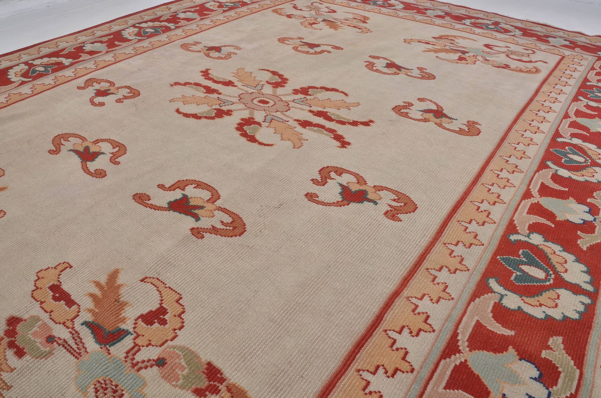 Oversize Hnadmade Floor Wool Rug c409