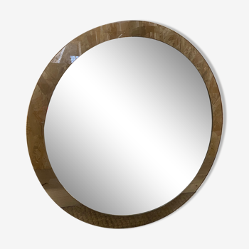 Miroir rond années 70 - 72cm