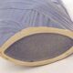Purple vase, draped ribbons in relief