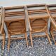 Set de 4 chaises  de sinistrés René Gabriel