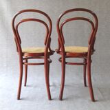 Set of 5 Thonet chairs N°14 1/2 circa 1910 perfect cannages