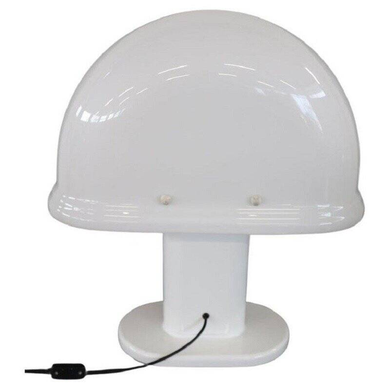 White Table Lamp By Rodolfo Bonetto For Iguzzini, 1970s