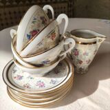 Partie de service à café en porcelaine de Limoges