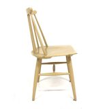 Set de 4 chaises "Fanett" en teck par Ilmari Tapiovaara, Suède, 1960