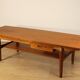 Table basse scandinave en teck années 60