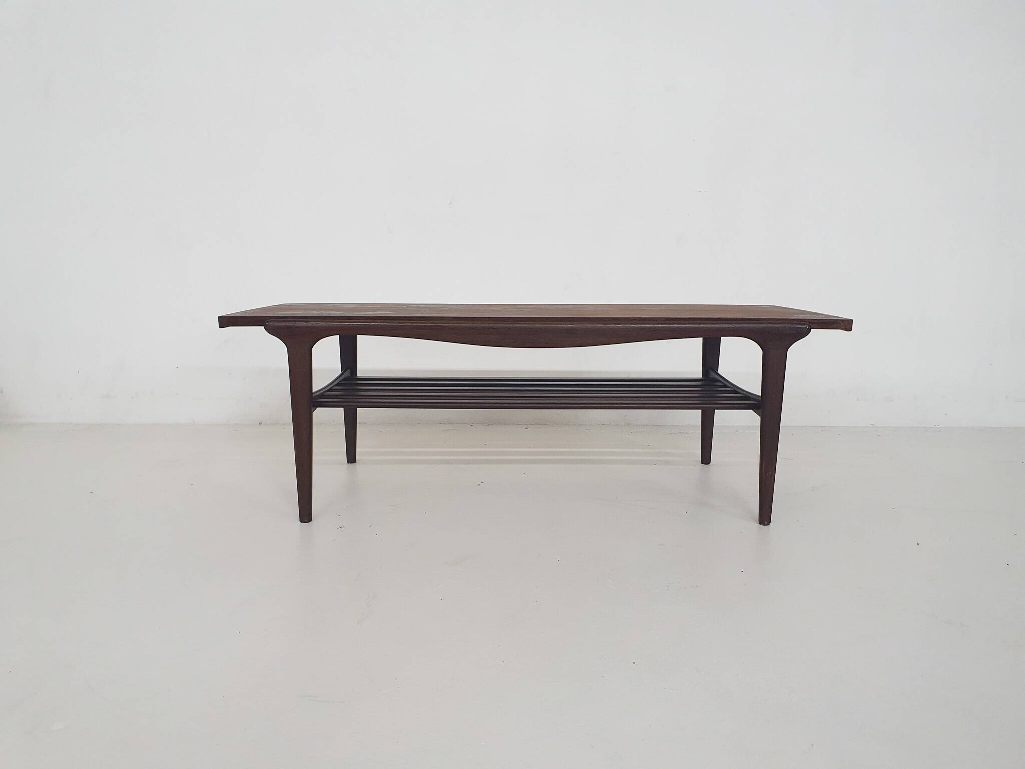 Vintage coffee table with reversible top, The Netherlands 1950's