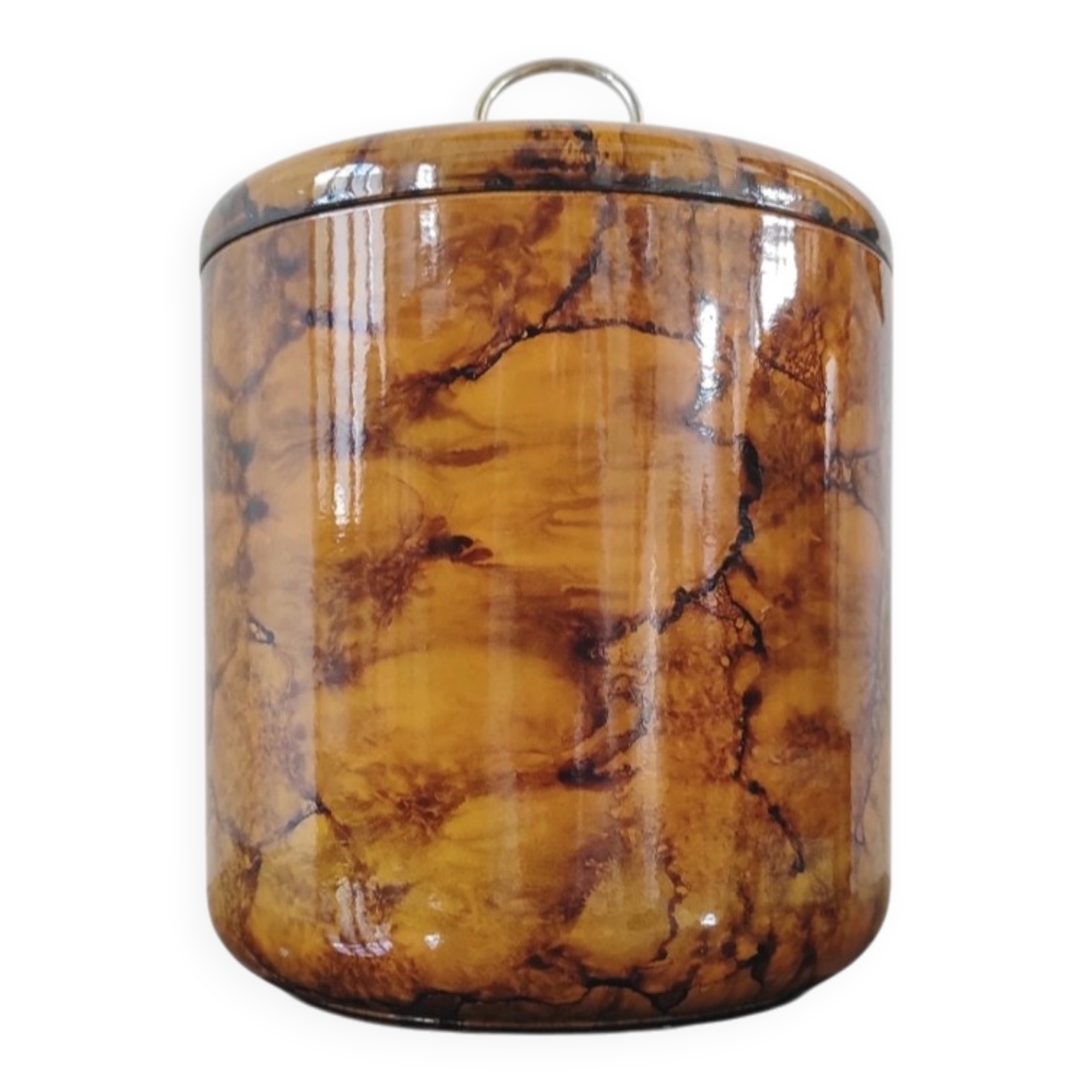 Vintage ice bucket - Turtle shell design