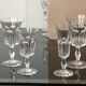"Toi et moi" service in Baccarat crystal.