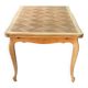 Louis XV extendable dining table, 20th century, renovated in solid oak, 260cm